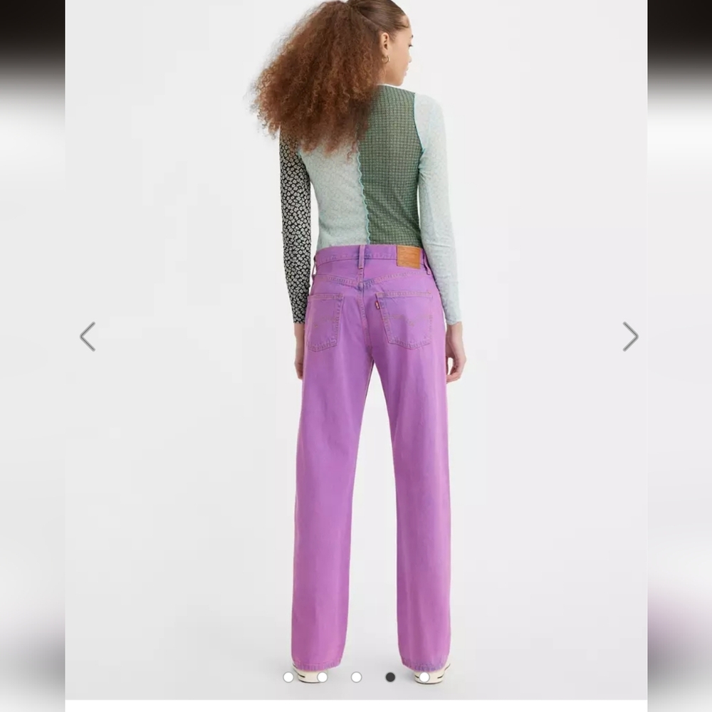 Pristine Levi's 501 '90s Purple Jeans Women's Size 29x30 - Picture 13 of 16
